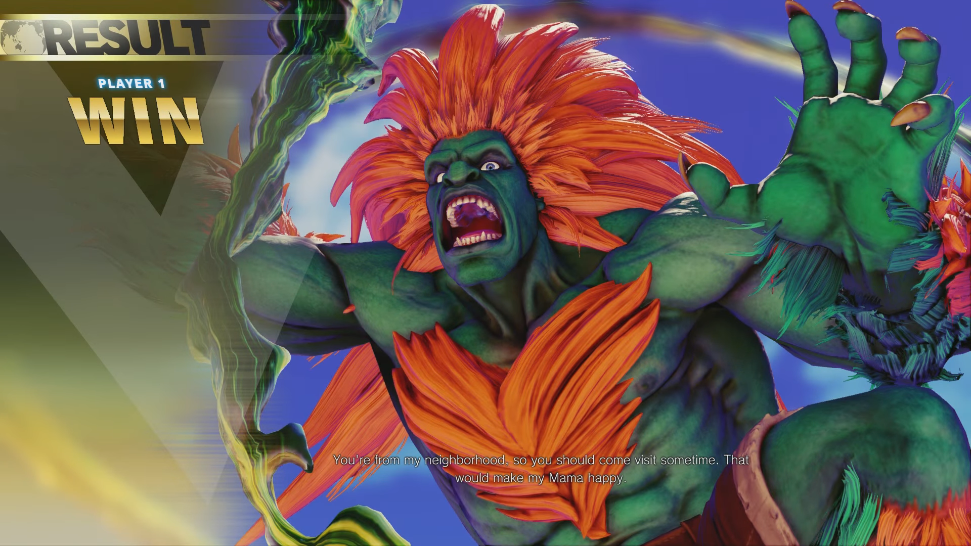 Blanka's Street Fighter V: Arcade Edition Character Intro suggests